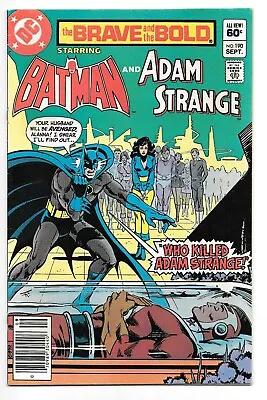 Buy Brave And The Bold #190 (9/82 Dc) Vf (8.0) Batman And Adam Strange! Nemesis! • 2.21£