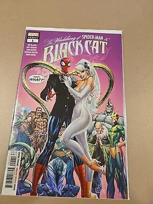 Buy BLACK CAT ANNUAL #1  The Wedding Of Black Cat And Spider-Man!  NM • 19.93£