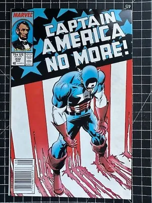 Buy Marvel Captain America #332 Steve Rogers Resigns • 19.79£