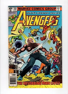 Buy Avengers #183 1979 Marvel Comic Book Newsstand Crusher Creel Key Perez Cover VF • 7.09£
