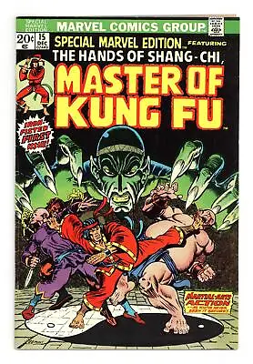 Buy Special Marvel Edition #15 GD/VG 3.0 1973 1st App. Shang Chi • 102.50£