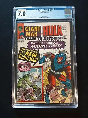 Buy Tales To Astonish 65 CGC 7.0 Marvel Comics 1965 New Giant Man Costume, Hulk • 235.86£