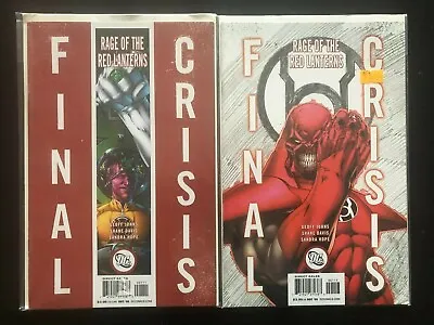 Buy Rage Of The Red Lanterns Final Crisis #1 Sketch Variant Print DC Comic Book 2008 • 55.94£
