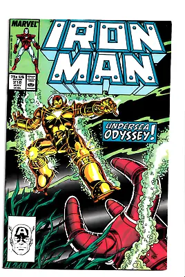 Buy Iron Man #218 1987 Marvel Comics Debut Of Iron Man's  Deep Sea  Armor • 2.56£