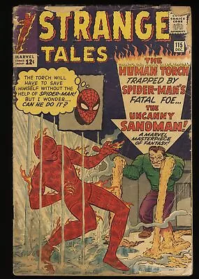 Buy Strange Tales #115 Fair 1.0 Spider-Man Origin Doctor Strange! Marvel 1963 • 78.05£