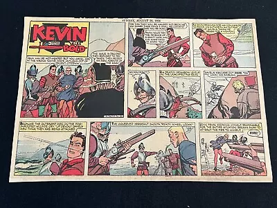 Buy #H07a KEVIN THE BOLD By Kreigh Collins Sunday Half Page Strip August 26, 1956 • 3.21£