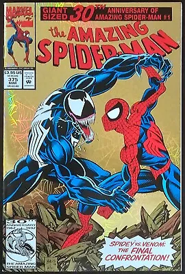 Buy The Amazing Spider-Man #375 Marvel Venom Gold Foil Cover Unread NM • 15.42£