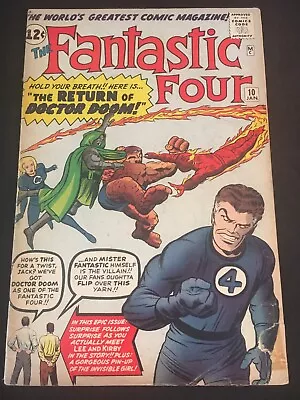 Buy THE FANTASTIC FOUR #10 G Condition • 159.84£