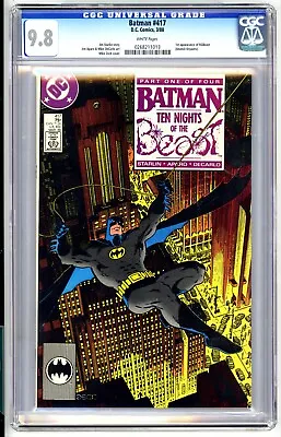 Buy Batman (1940) #417 CGC 9.8 First Appearance Of KGBeast White Pages • 157.71£