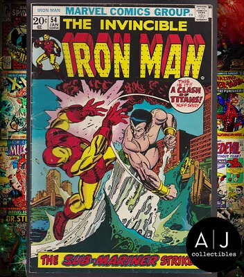 Buy Iron Man #54 FN+ 6.5 (Marvel) • 71.46£
