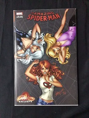 Buy The Amazing Spider-Man #25 - J Scott Campbell Exclusive Variant B 2017 • 40£