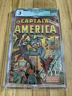 Buy 1942 CAPTAIN AMERICA COMICS #16 2nd Appearance Red Skull - CGC 0.5 Quailified • 1,971.83£