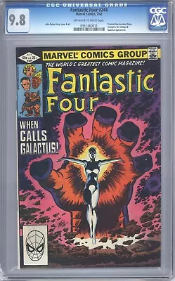 Buy Fantastic Four 244 CGC 9.8 Frankie Raye Becomes Nova Byrne 1982 Marvel • 319.81£