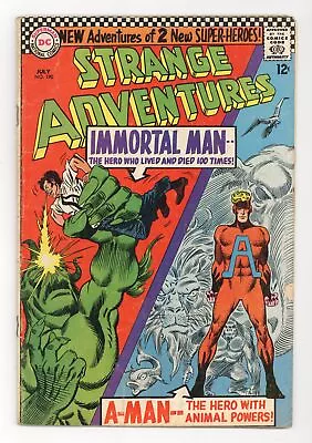 Buy Strange Adventures #190 GD 2.0 1966 1st App. Animal Man In Costume • 28.78£