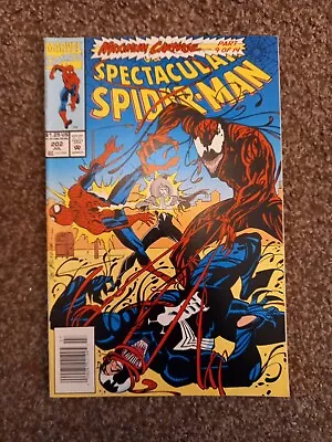Buy Spectacular Spiderman 202 Jul Maximum Carnage Part 9 Of 14 Marvel • 9.99£