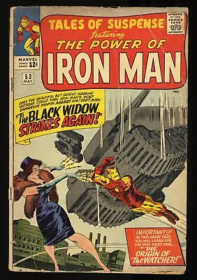 Buy Tales Of Suspense #53 GD+ 2.5 2nd Appearance Of Black Widow! Marvel 1964 • 54.40£
