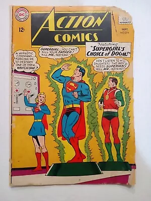 Buy Action Comics #316 1964 DC Comics. Low Grade. Story Intact And Legible. • 5.52£