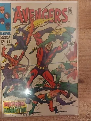 Buy The Avengers #55 - 1st App Ultron - Marvel Comics - August 1968 VF • 100£