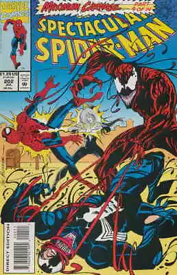 Buy Spectacular Spider-Man, The #202 VF; Marvel | Maximum Carnage 9 - We Combine Shi • 11.98£