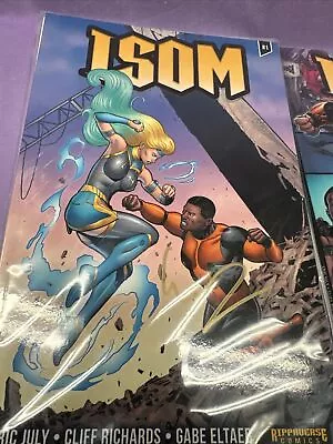 Buy ISOM #1 All 3 Cover A, B , And C SIGNED By Eric July - Rippaverse New/Unread • 359.34£