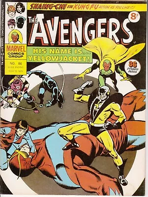 Buy Marvel UK, Avengers, #86, 1975,  Shang-Chi, Yellowjacket • 2.30£