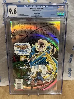 Buy Fantastic Four #398 CGC 9.6 1995 Collectors Edition - Prism Foil Cover • 43.97£