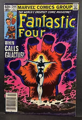 Buy FANTASTIC FOUR # 244 MARVEL COMICS July 1982 FRANKIE RAYE BECOMES NOVA 1st APP • 23.18£