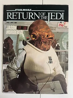 Buy Star Wars Weekly Return Of The Jedi 29 Marvel Comic. • 1.75£