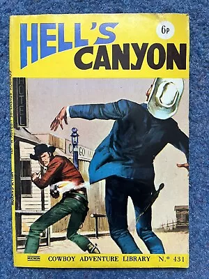 Buy Cowboy Adventure Library Comic No. 431 Hell's Canyon • 3.49£