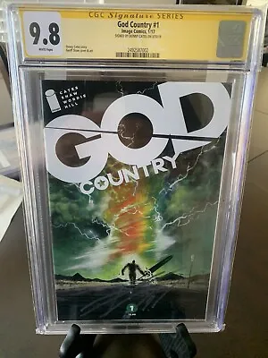 Buy God Country 1, CGC SS 9.8, Signed By Donny Cates, Image Comics 2017 • 197.09£