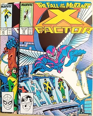 Buy X-Factor #'s 24 & 25 - VFN/NM (9.0) - Marvel, 1988 - 1st Full App Archangel  • 15.99£