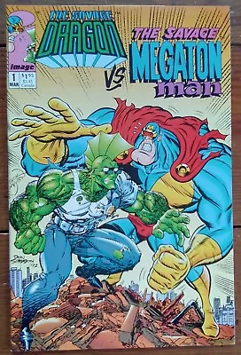 Buy Savage Dragon Vs. Savage Megaton Man 1, One-shot, Image Comics/malibu, 1993, Vf- • 3.99£
