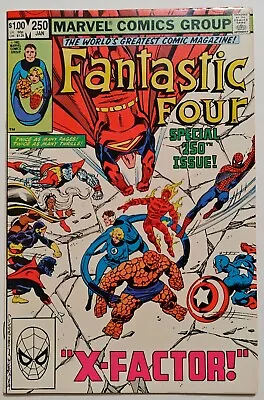 Buy Fantastic 4 Four Vol 1: #250 SPECIAL Oversized X-FACTOR 1983 Marvel Comic VF/NM • 3.13£
