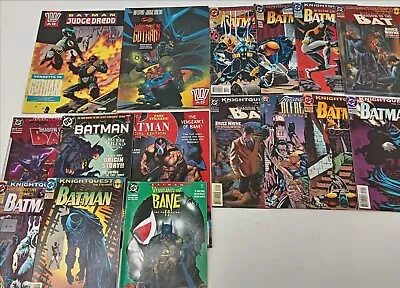 Buy Batman Comic Book Bund Job Lot X16 DC Comics Bruce Wayne Detective Comics • 10.50£