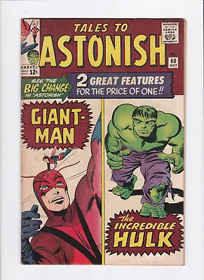 Buy Tales To Astonish #60 [1964 Fn+]  The Beasts Of Berlin!    Dick Ayers Art! • 191.88£