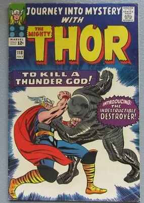 Buy Journey Into Mystery #118 Vg/fn 5.0 1st Appearance Of The Destroyer 1965 Vg Fine • 118.59£