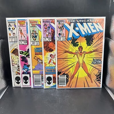 Buy Uncanny X-Men Lot Of 5: Issue #’s 199 203 204 208 & 217 Marvel Comics (B57)(13) • 15.80£