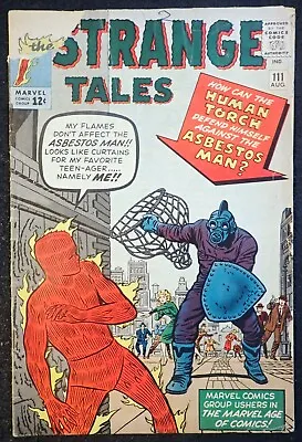 Buy Strange Tales #111 🌈 GOOD, SOLID, And UNRESTORED 🌈 2nd Doctor Strange 1963 • 157.27£