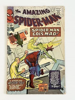 Buy Amazing Spider-Man #24 1965 GD/VG Cent Copy • 96£