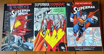 Buy Superman - Death Of / Doomsday The Aftermath / Return Graphic Novel TPB Lot/Set • 28.01£