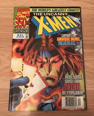 Buy Uncanny X-men #350 Rare Non Foil Newsstand Variant Different Bar Code!! • 36.37£