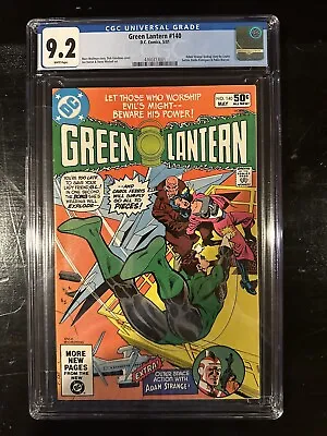 Buy Green Lantern #140 CGC 9.2 (DC 1981)  WP!  Adam Strange! • 28.38£