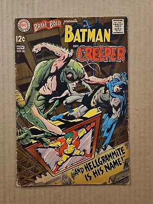 Buy Brave And The Bold #80 Batman And Creeper Neal Adams DC 1968 VG+ • 12.06£
