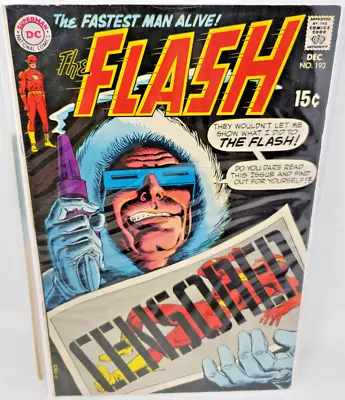 Buy The Flash #193 Dc Silver Age Captain Cold & Heat Wave Appearance *1969* 7.0 • 20.47£