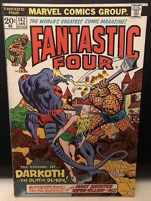 Buy Fantastic Four #142 Comic Marvel Comics Bronze Age 1st App Darkoth Mark Jewelers • 75£