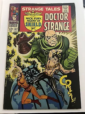Buy Strange Tales #157 Marvel Comics 1st Living Tribunal Jim Steranko 1967🔑issue • 63.10£