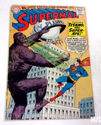 Buy Superman #138 1960 Comp. Vg Minus Titano Super-ape,lori Lemaris,black Magic • 43.48£