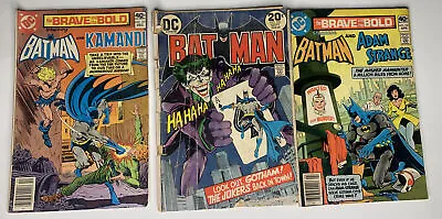 Buy Batman 251 Sept 1973 Neil Adams Joker Gotham  Brave Bold 157 161 Comic Book Lot • 157.33£