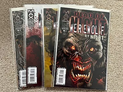 Buy Marvel Max Dead Of Night Werewolf By Night 1-4 • 64.75£