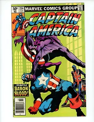 Buy Captain America #254 Comic Book 1981 VF- 1st New Union Jack Marvel Comics • 10.28£